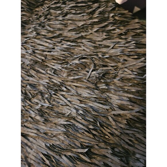 2/$35- POL Black Chic Fringe Flapper Coastal Cowgirl Festival Mini Skirt Women S - Picture 4 of 8